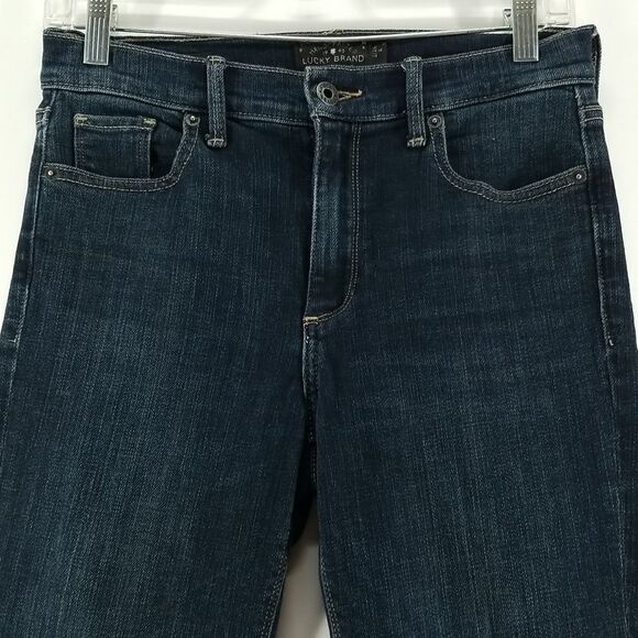Lucky Brand Jeans Women's Size 26 Bridgette Skinny Blue Mid-Rise 5 Pocket Denim - Picture 2 of 12